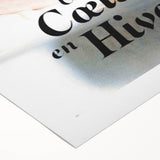 1990s Vintage Movie Poster - Classic 90s Film Art - Un Cœur en Hiver