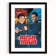 Rush Hour 1990s Vintage Movie Poster | Classic 90s Film Art