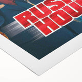 Rush Hour 1990s Vintage Movie Poster | Classic 90s Film Art