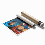 Rush Hour 1990s Vintage Movie Poster | Classic 90s Film Art