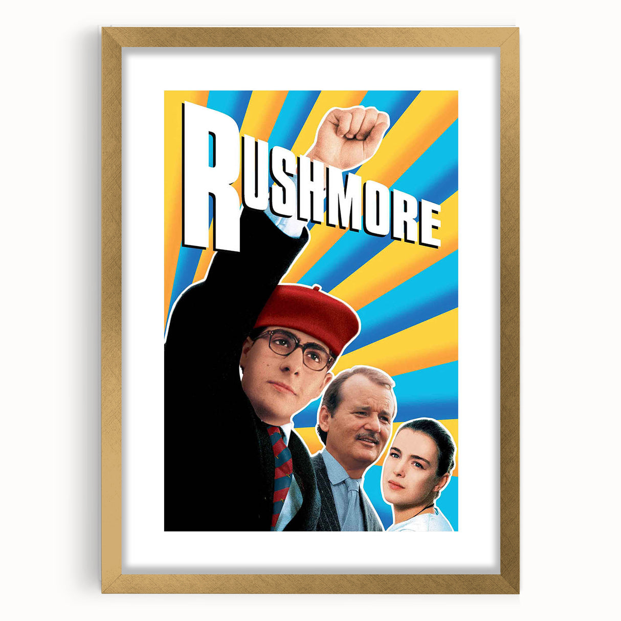 Rushmore 1990s Vintage Movie Poster | Classic 90s Film Art