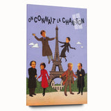 On Connaît la Chanson 1990s Vintage Movie Poster | Classic 90s Film Art