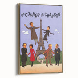 On Connaît la Chanson 1990s Vintage Movie Poster | Classic 90s Film Art