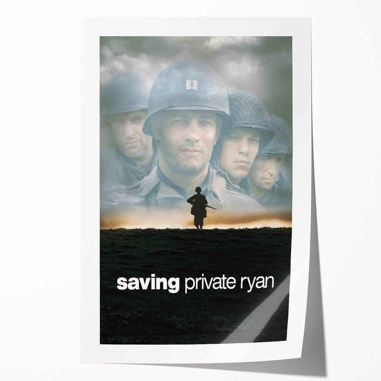 Saving Private Ryan 1990s Vintage Movie Poster | Classic 90s Film Art