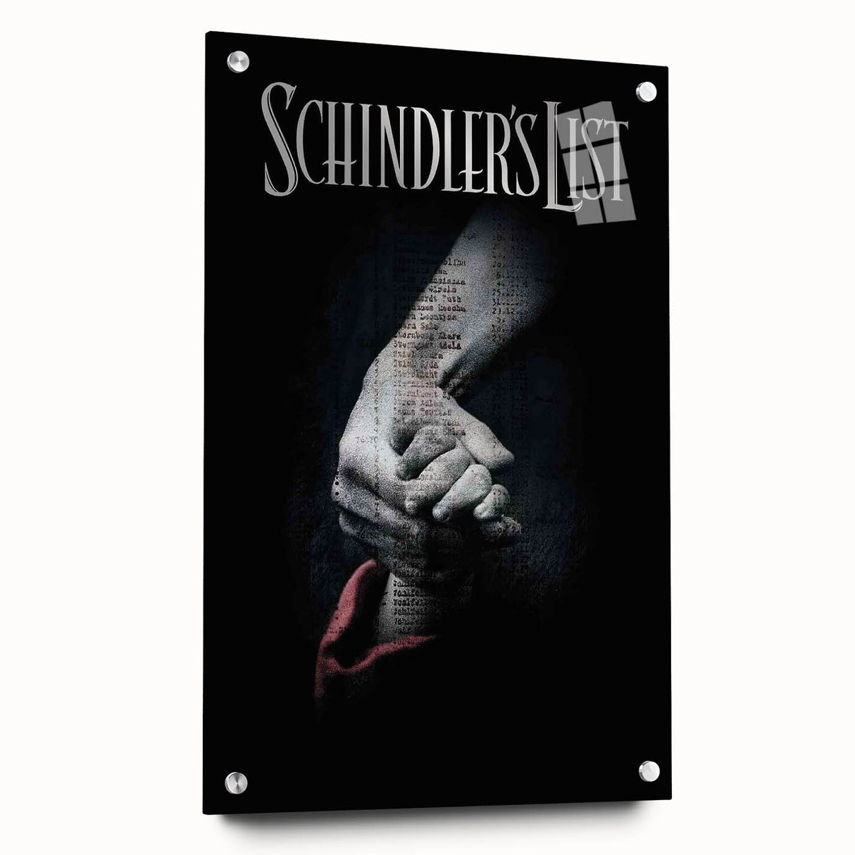 Schindler’s List 1990s Vintage Movie Poster | Classic 90s Film Art