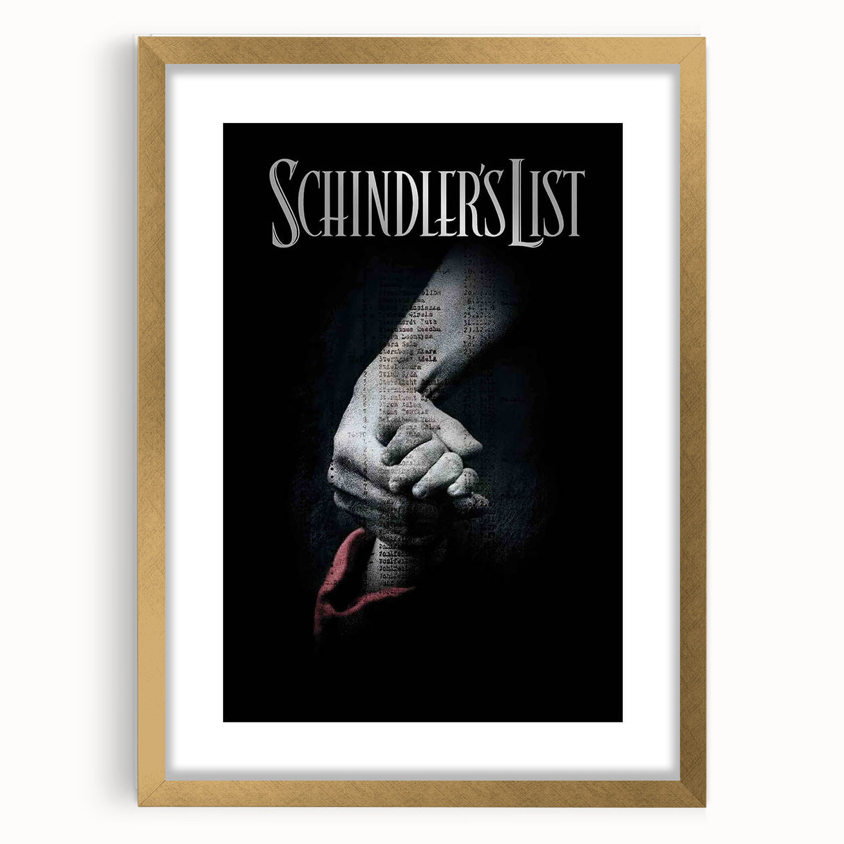 Schindler’s List 1990s Vintage Movie Poster | Classic 90s Film Art