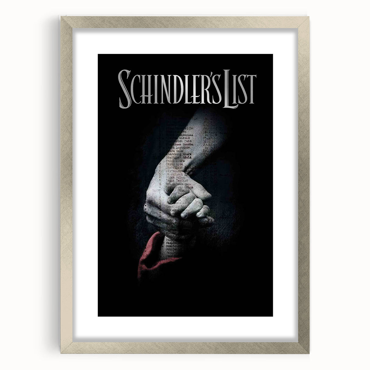 Schindler’s List 1990s Vintage Movie Poster | Classic 90s Film Art