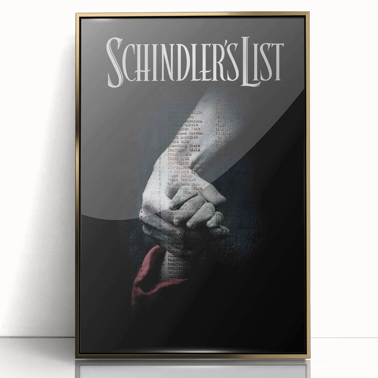 Schindler’s List 1990s Vintage Movie Poster | Classic 90s Film Art
