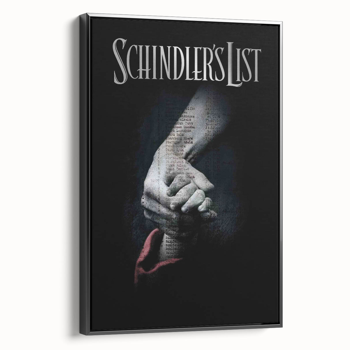 Schindler’s List 1990s Vintage Movie Poster | Classic 90s Film Art