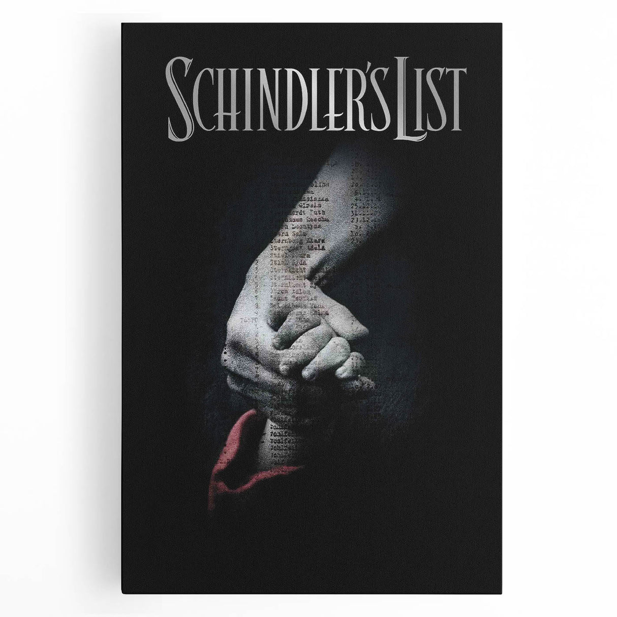 Schindler’s List 1990s Vintage Movie Poster | Classic 90s Film Art