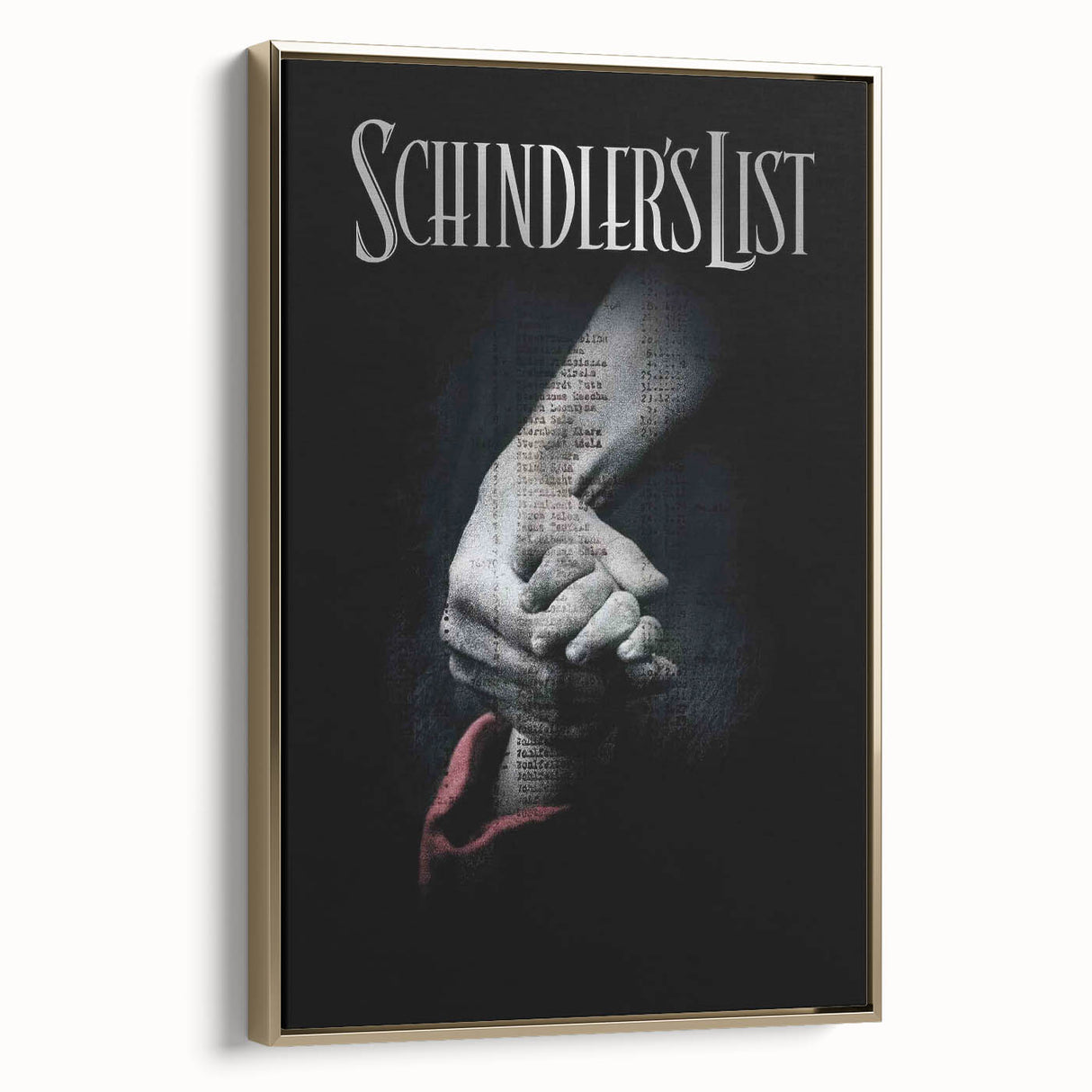 Schindler’s List 1990s Vintage Movie Poster | Classic 90s Film Art