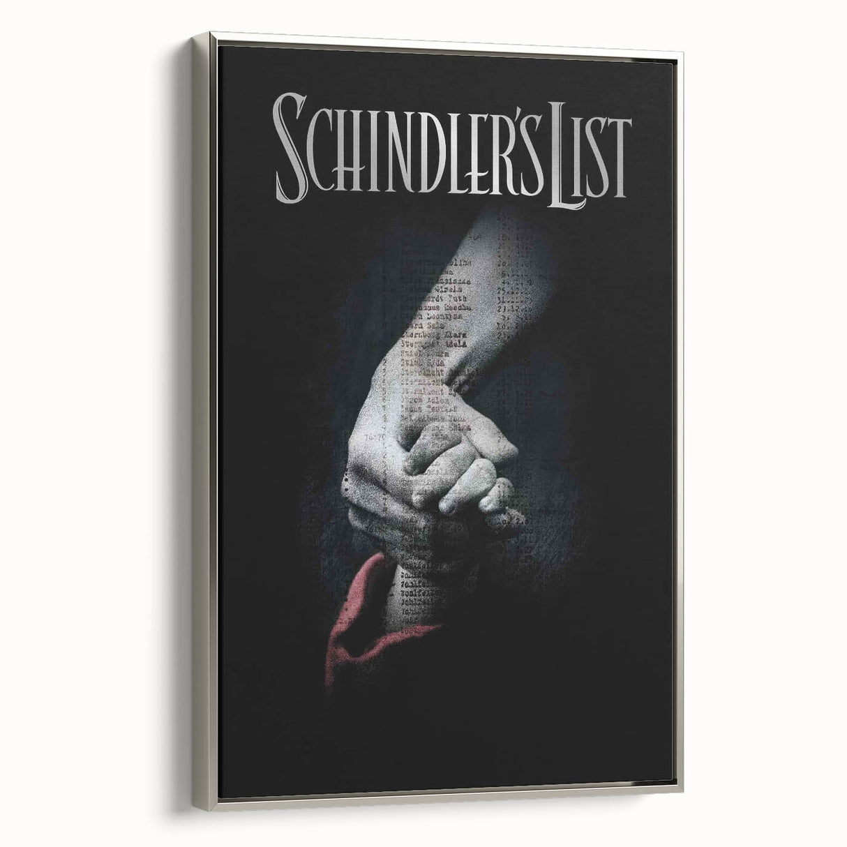 Schindler’s List 1990s Vintage Movie Poster | Classic 90s Film Art