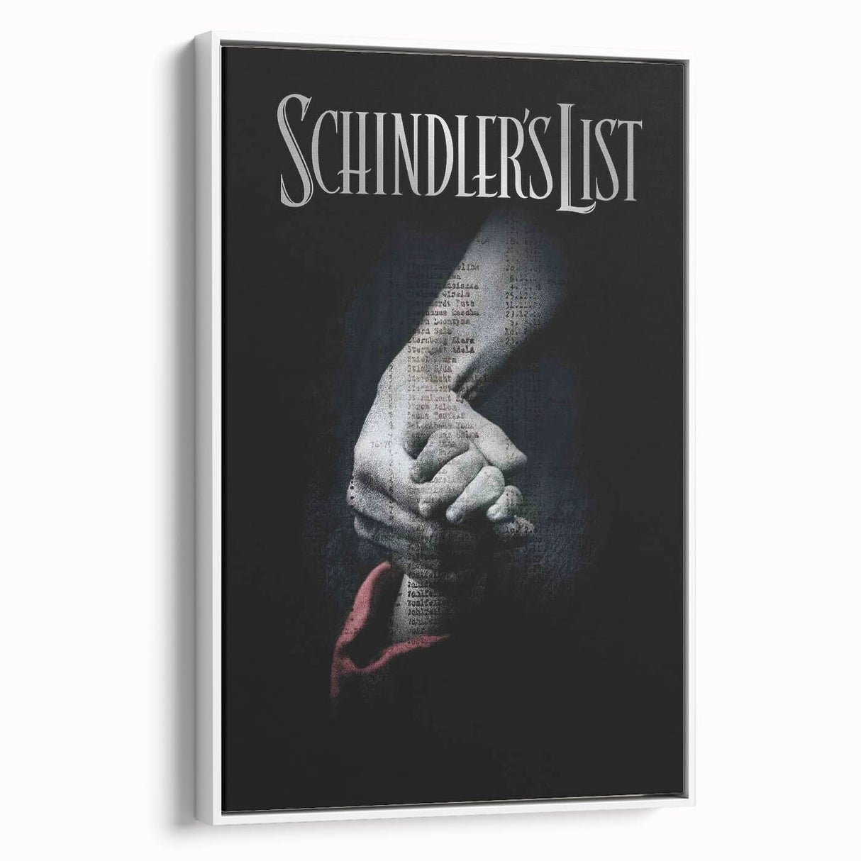 Schindler’s List 1990s Vintage Movie Poster | Classic 90s Film Art