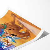 Scooby-Doo in Arabian Nights 1990s Vintage Movie Poster | Retro 90s Print