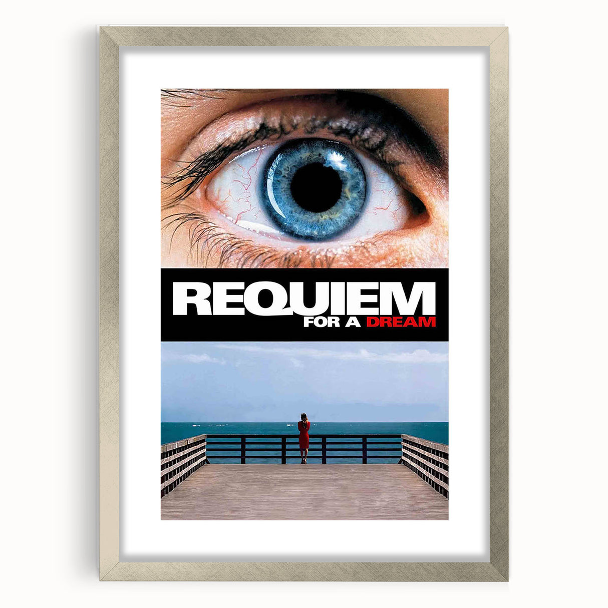 Requiem for a Dream 2000s Vintage Movie Poster Wall Art Print