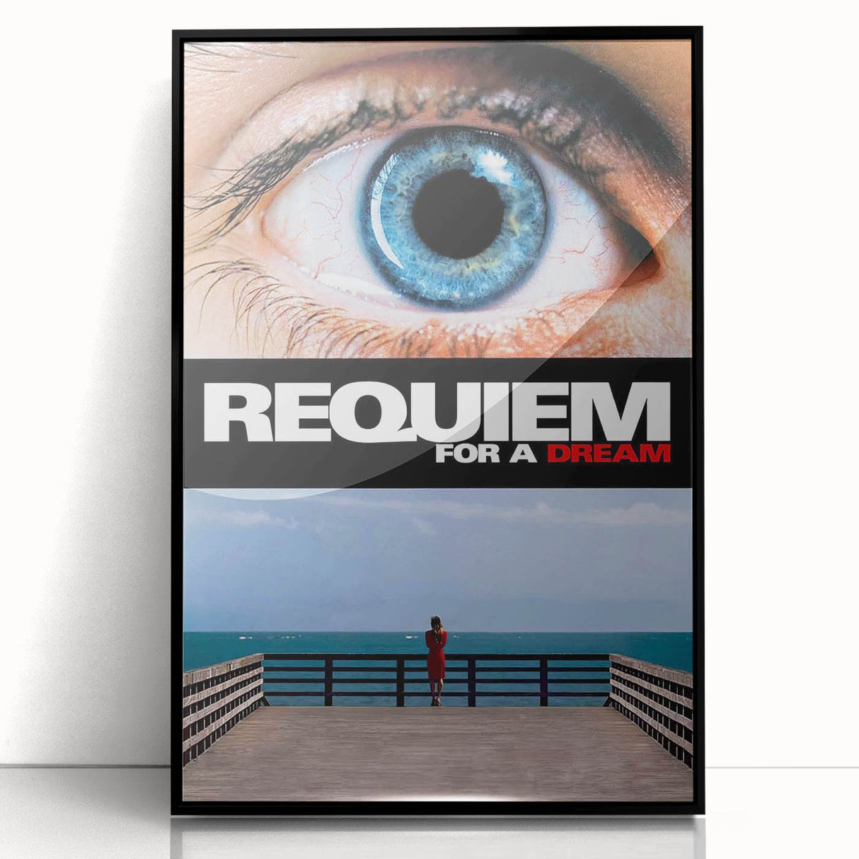 Requiem for a Dream 2000s Vintage Movie Poster Wall Art Print