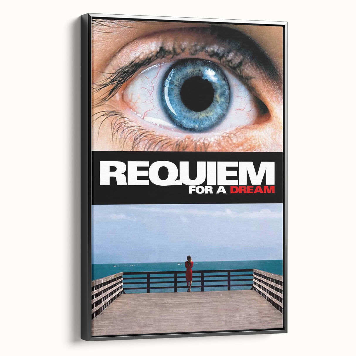 Requiem for a Dream 2000s Vintage Movie Poster Wall Art Print
