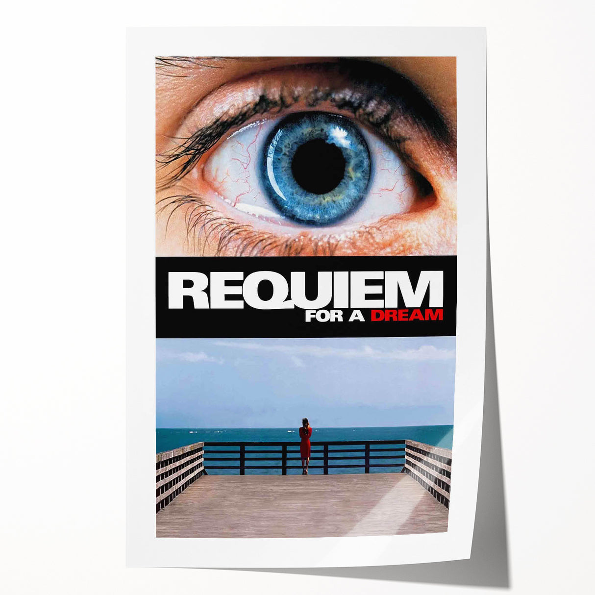 Requiem for a Dream 2000s Vintage Movie Poster Wall Art Print