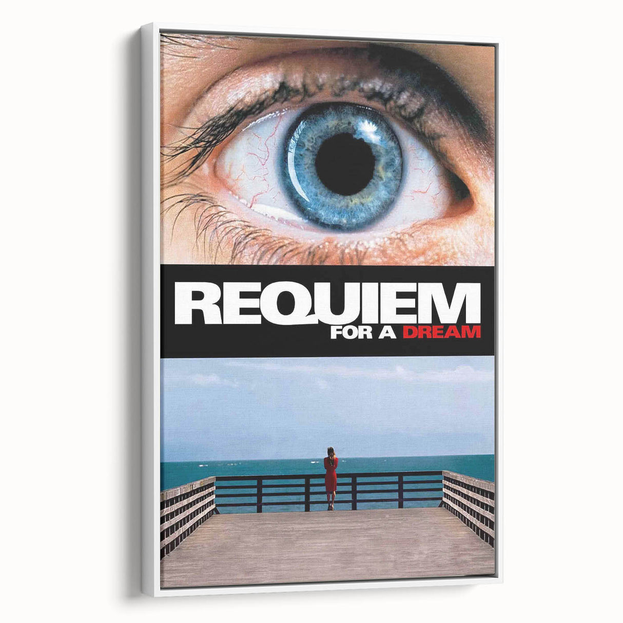 Requiem for a Dream 2000s Vintage Movie Poster Wall Art Print