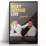 Classic 2000s Film Art - Ricky Gervais Live Animals Movie Poster