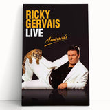 Classic 2000s Film Art - Ricky Gervais Live Animals Movie Poster