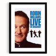 Classic 2000s Film Art - Robin Williams Live on Broadway Poster