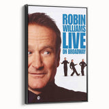 Classic 2000s Film Art - Robin Williams Live on Broadway Poster