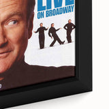 Classic 2000s Film Art - Robin Williams Live on Broadway Poster