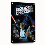 Classic 2000s Film Art - Robot Chicken Star Wars Poster