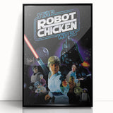 Classic 2000s Film Art - Robot Chicken Star Wars Poster