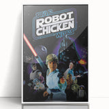 Classic 2000s Film Art - Robot Chicken Star Wars Poster