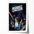 Classic 2000s Film Art - Robot Chicken Star Wars Poster