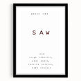 2000s Vintage Movie Posters – Saw Classic Horror Film Art