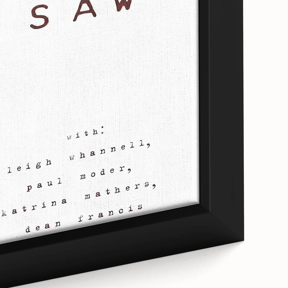 2000s Vintage Movie Posters – Saw Classic Horror Film Art