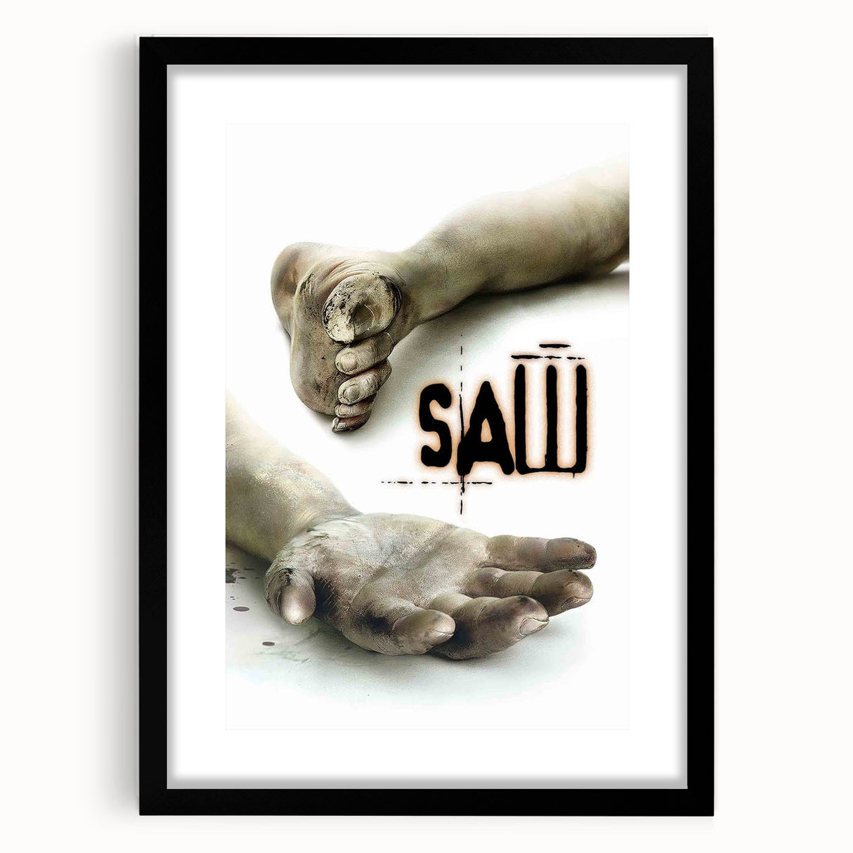 Classic 2000s Film Art - Vintage SAW Movie Poster Horror Wall Print