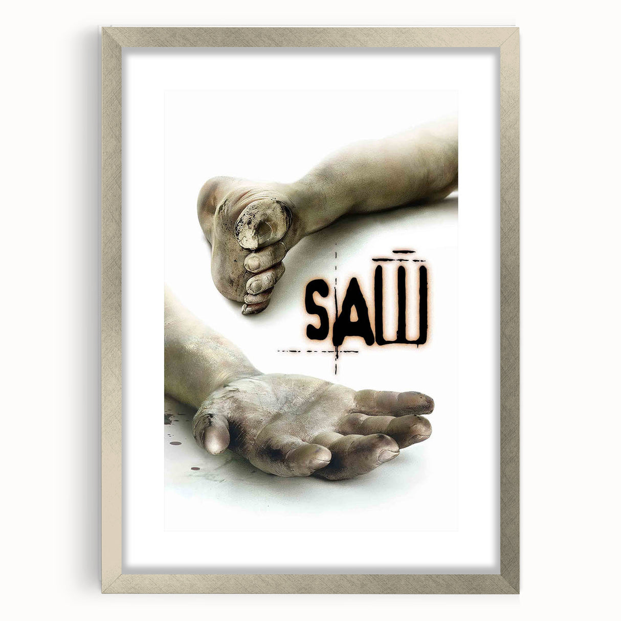 Classic 2000s Film Art - Vintage SAW Movie Poster Horror Wall Print