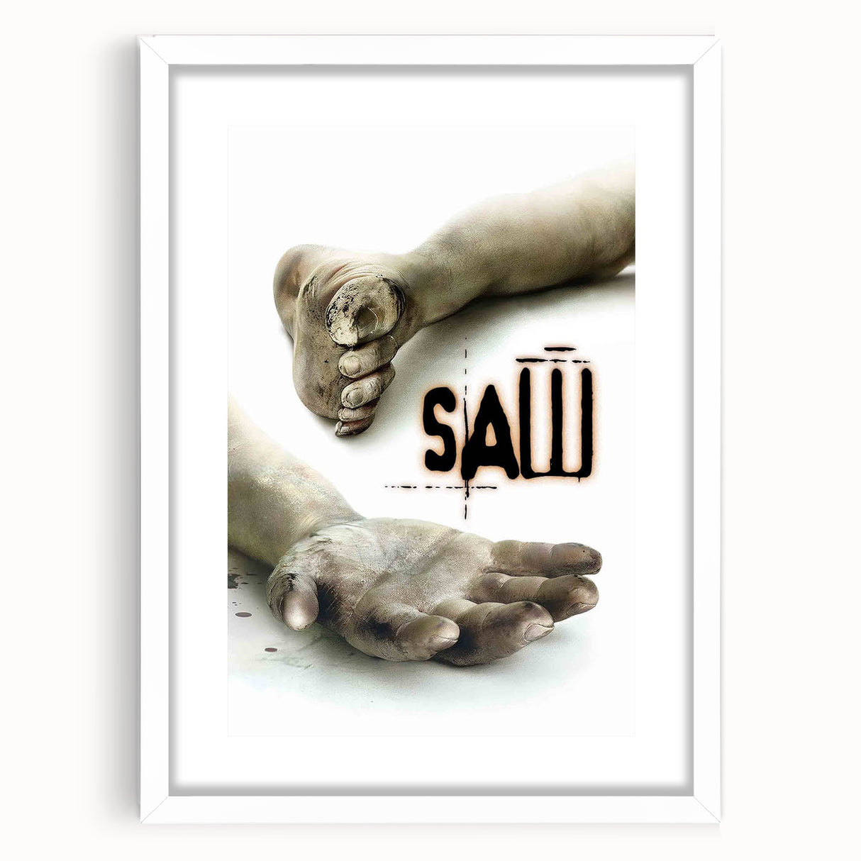 Classic 2000s Film Art - Vintage SAW Movie Poster Horror Wall Print