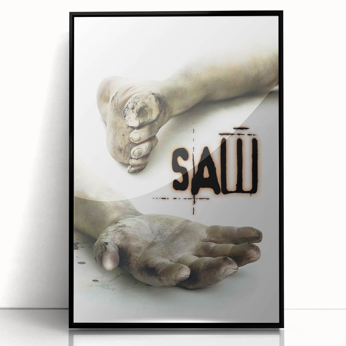 Classic 2000s Film Art - Vintage SAW Movie Poster Horror Wall Print