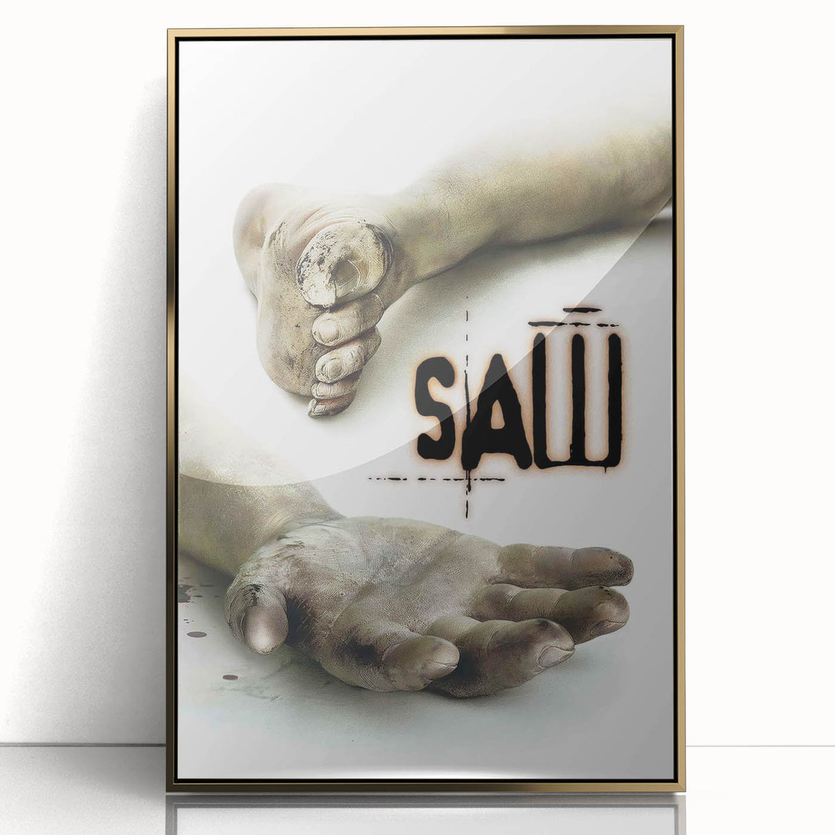 Classic 2000s Film Art - Vintage SAW Movie Poster Horror Wall Print