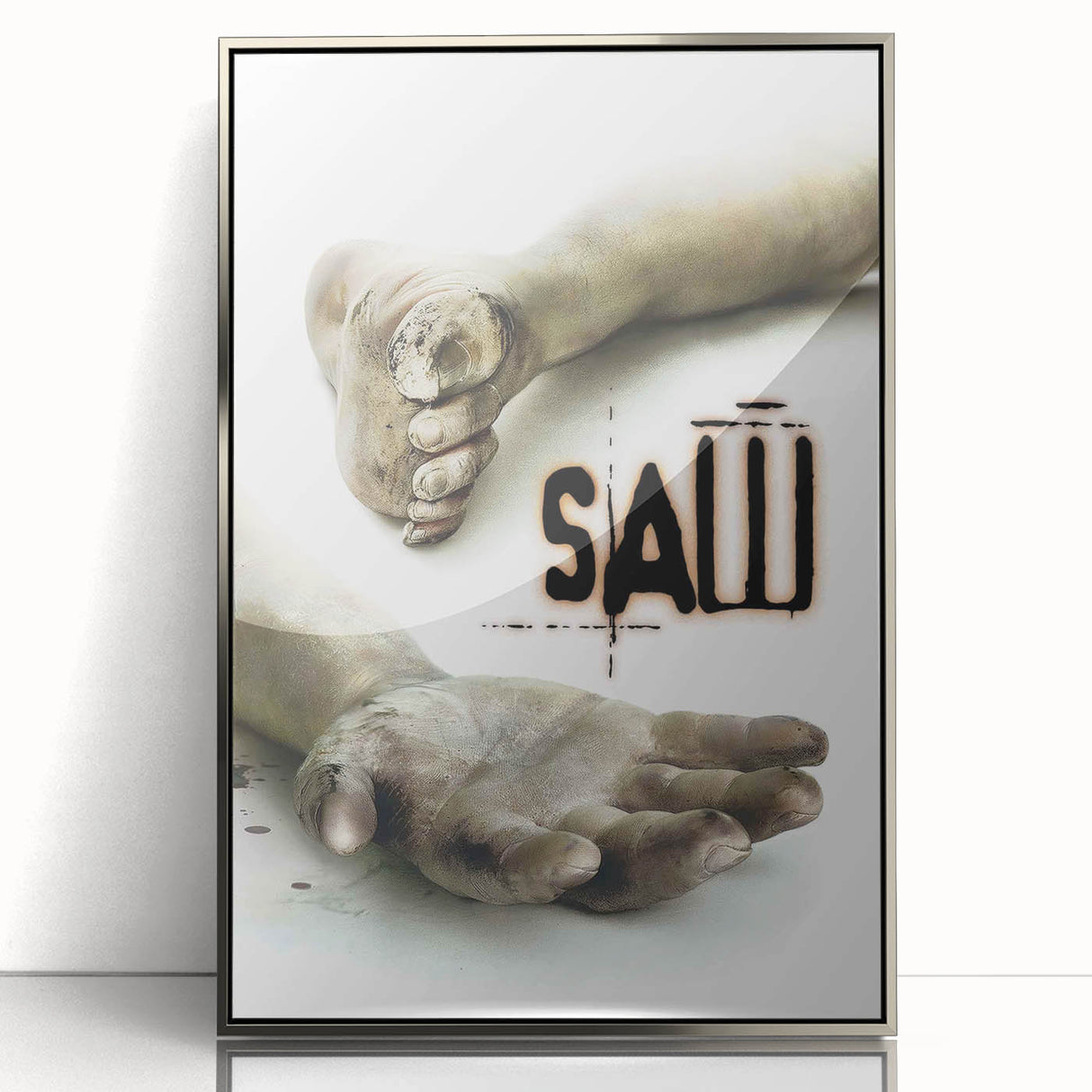 Classic 2000s Film Art - Vintage SAW Movie Poster Horror Wall Print
