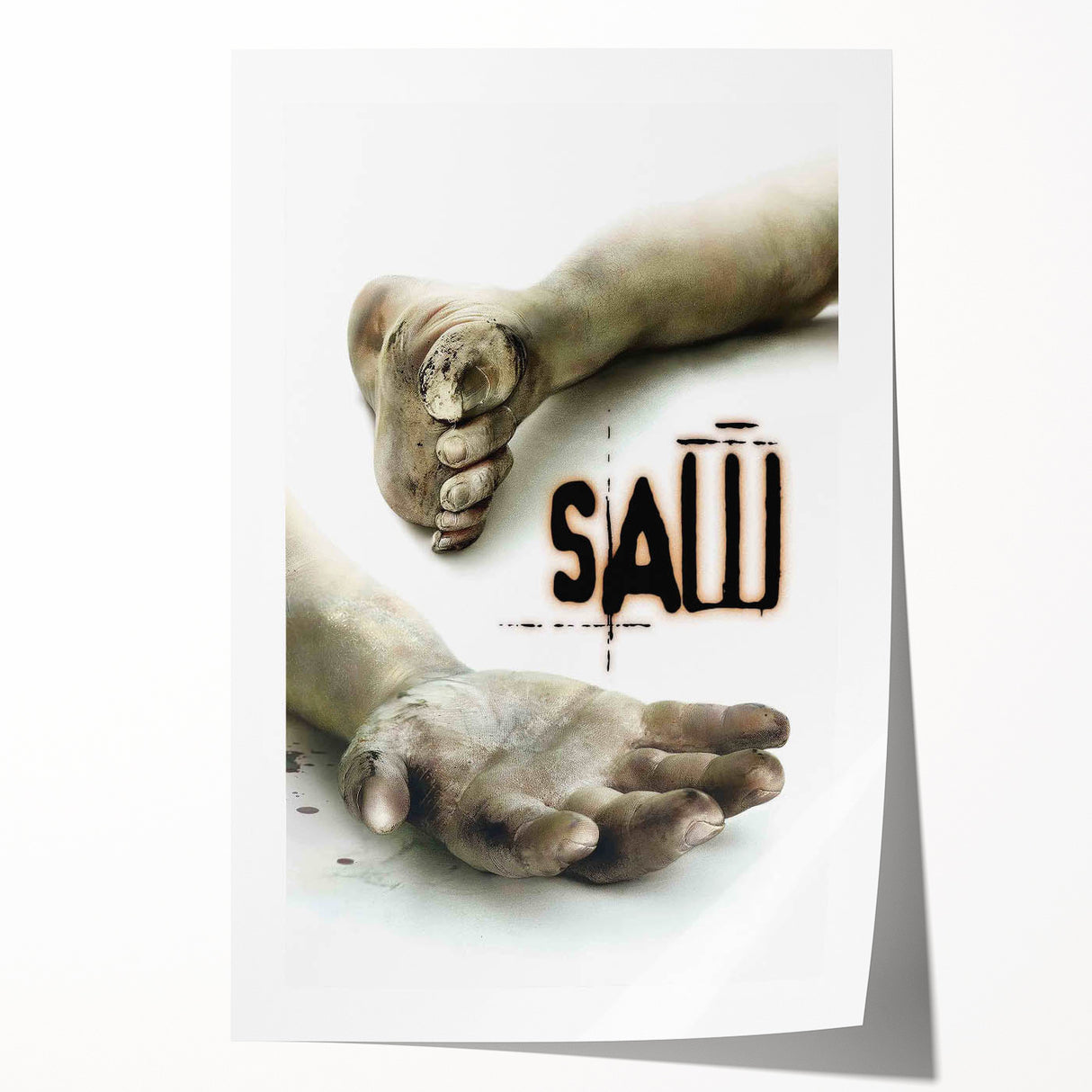 Classic 2000s Film Art - Vintage SAW Movie Poster Horror Wall Print