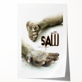 Classic 2000s Film Art - Vintage SAW Movie Poster Horror Wall Print