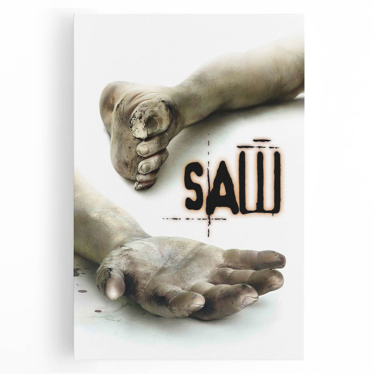 Classic 2000s Film Art - Vintage SAW Movie Poster Horror Wall Print