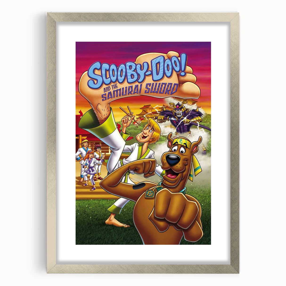 2000s Vintage Movie Posters - Scooby-Doo Samurai Sword Wall Art