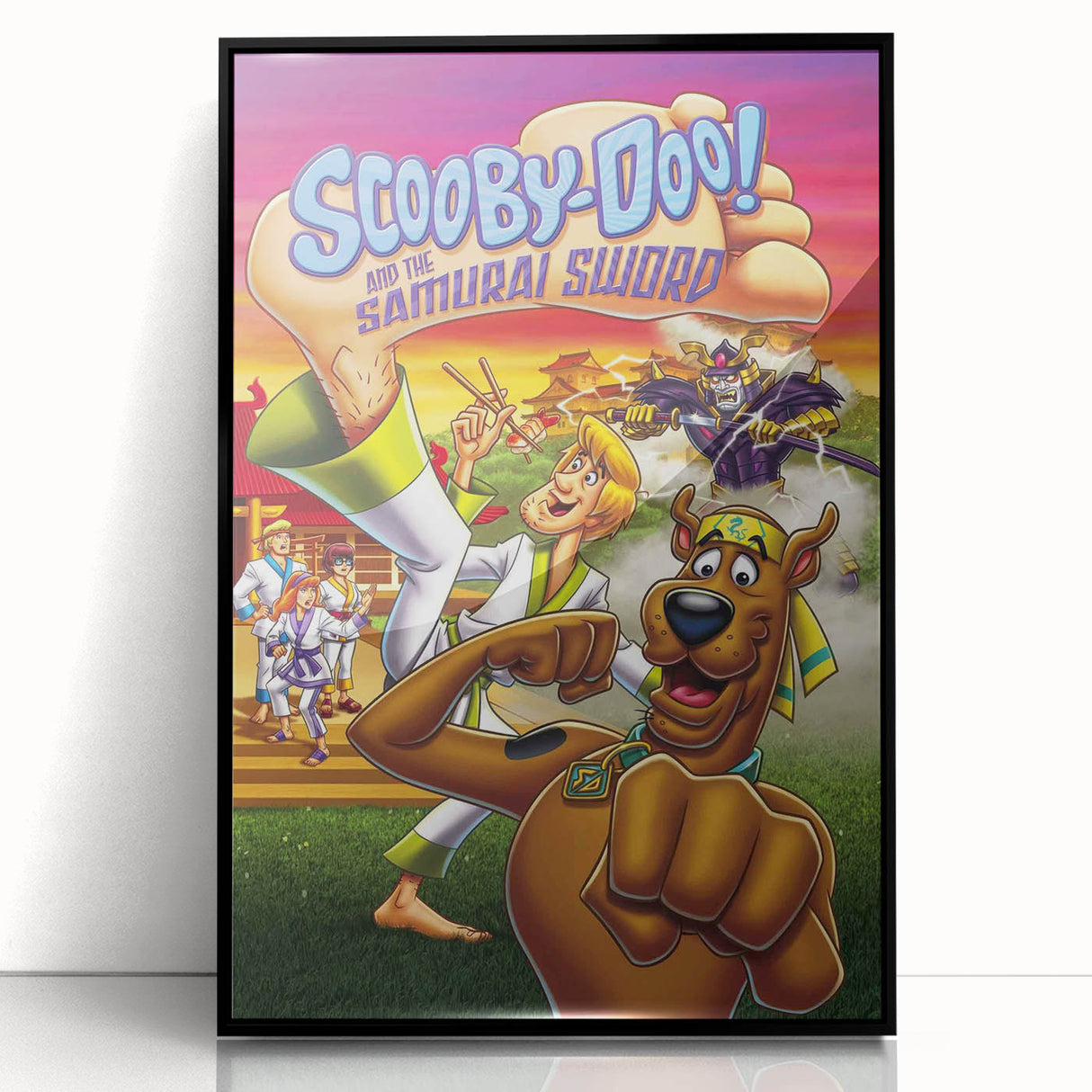 2000s Vintage Movie Posters - Scooby-Doo Samurai Sword Wall Art