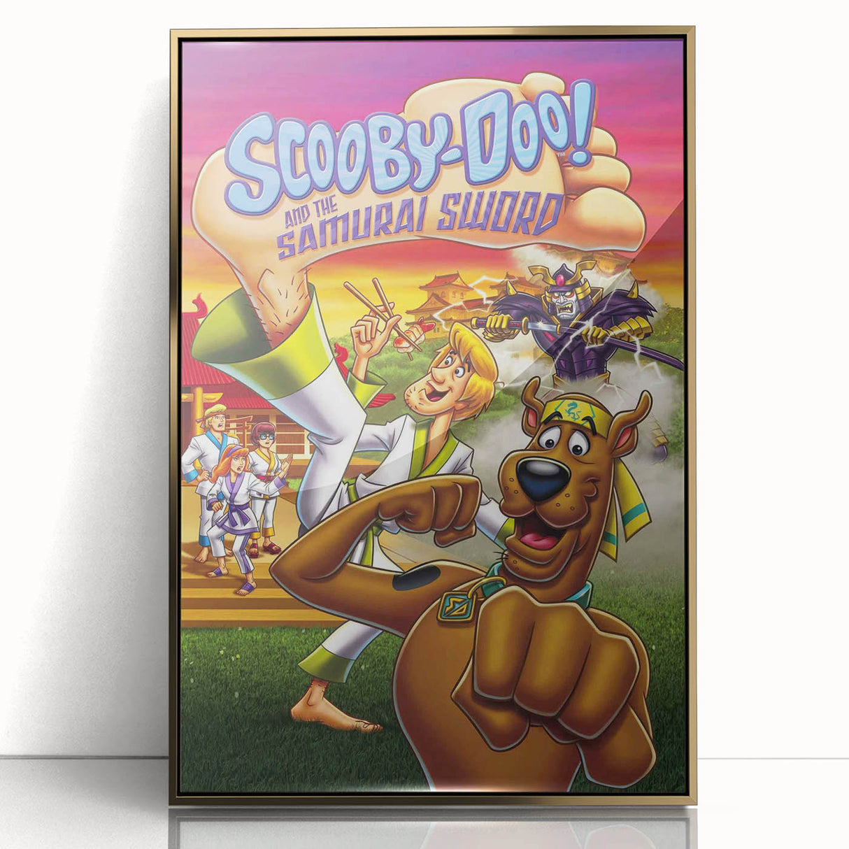 2000s Vintage Movie Posters - Scooby-Doo Samurai Sword Wall Art