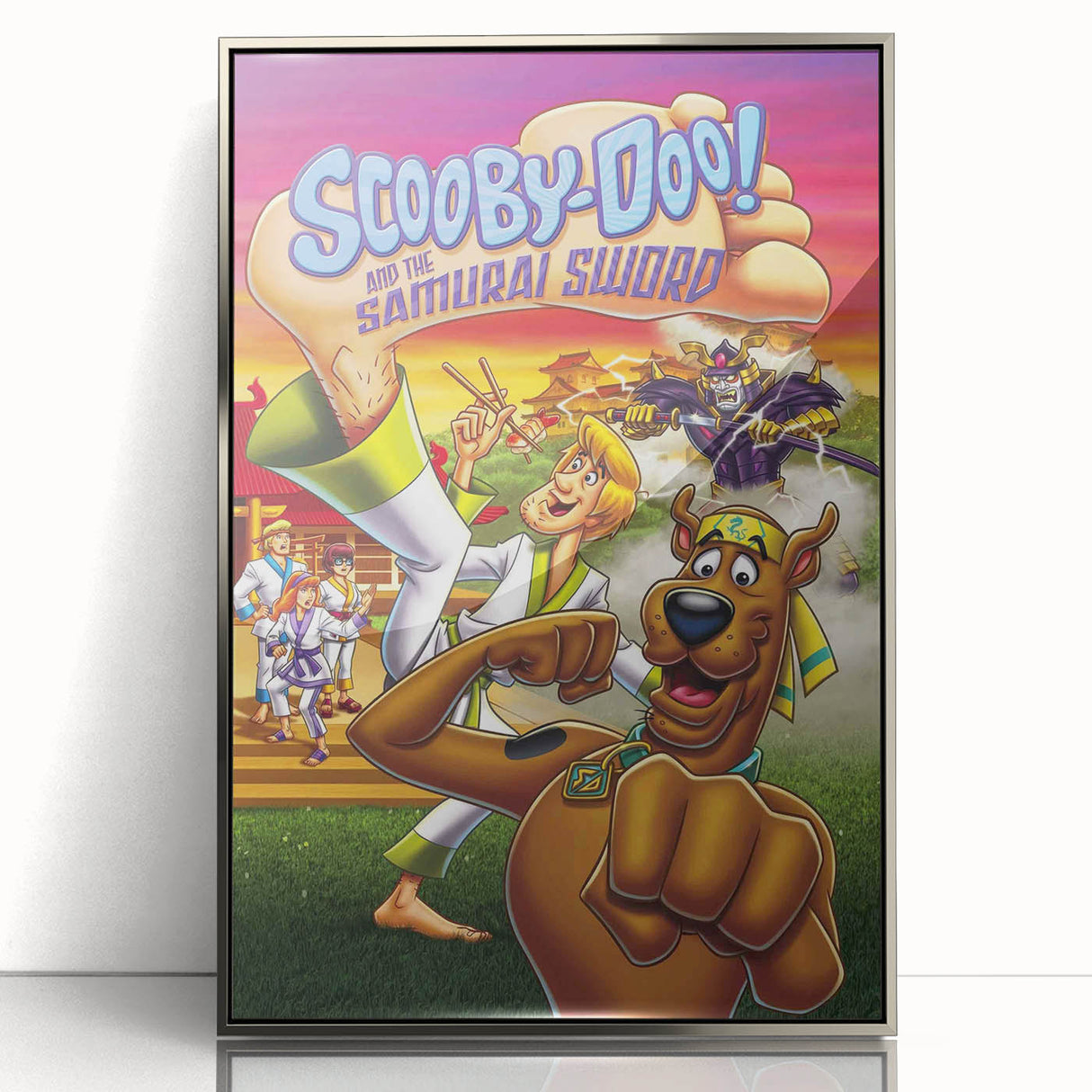 2000s Vintage Movie Posters - Scooby-Doo Samurai Sword Wall Art