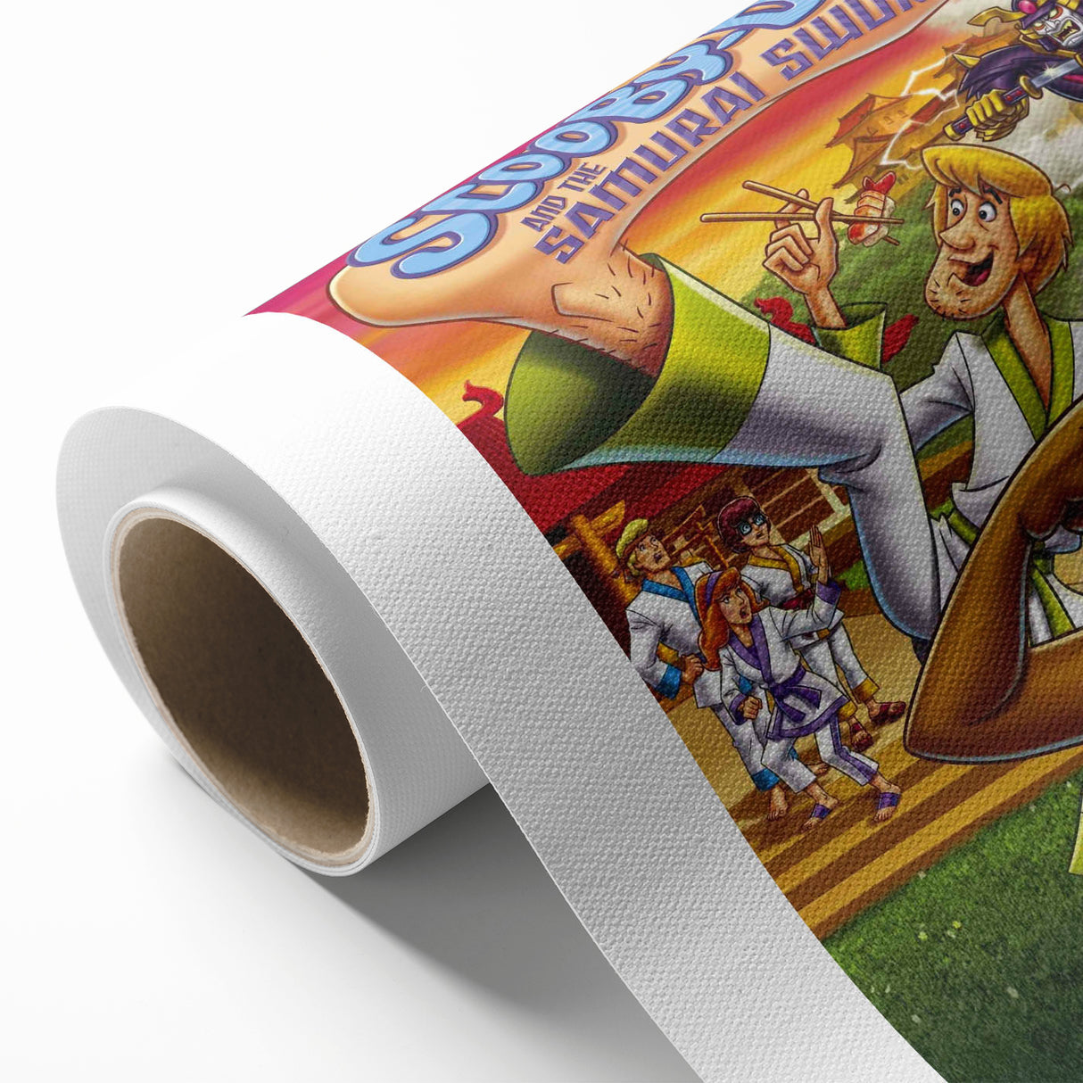 2000s Vintage Movie Posters - Scooby-Doo Samurai Sword Wall Art