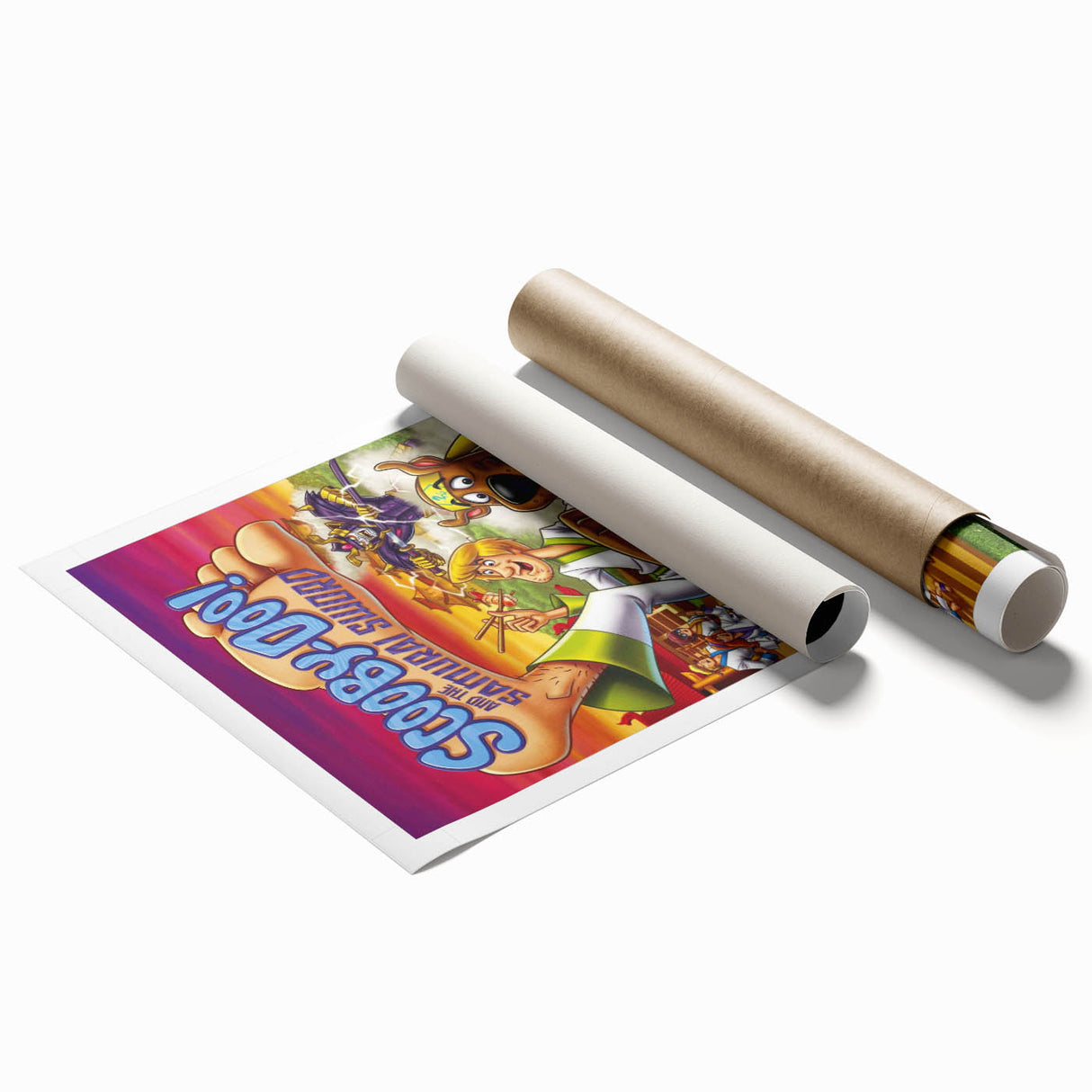 2000s Vintage Movie Posters - Scooby-Doo Samurai Sword Wall Art