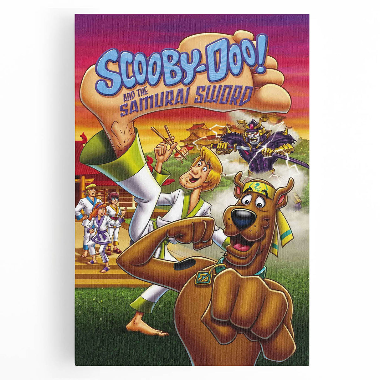 2000s Vintage Movie Posters - Scooby-Doo Samurai Sword Wall Art
